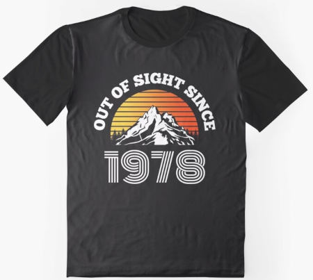 Birth Year T-Shirt 1978